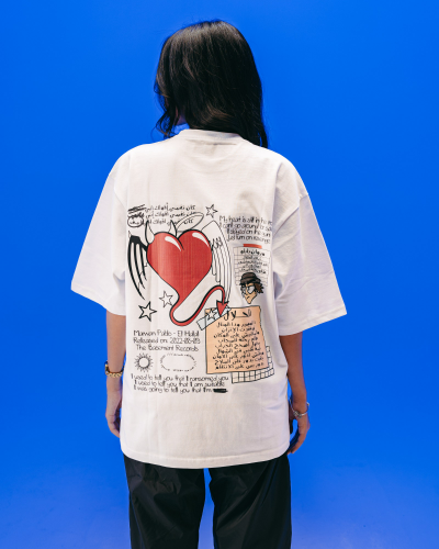 Pablo White Tee-MERAKI