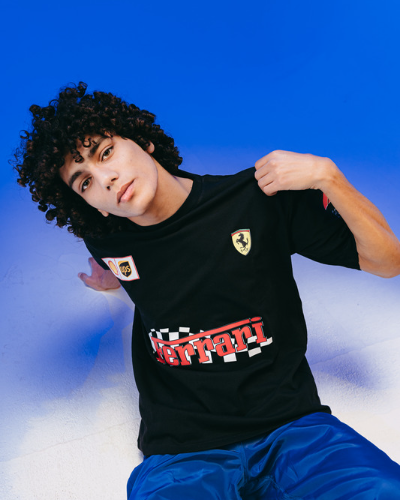 Race Black Tee-MERAKI