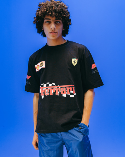 Race Black Tee-MERAKI