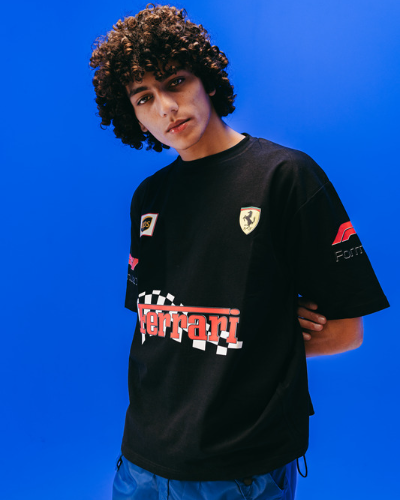Race Black Tee-MERAKI