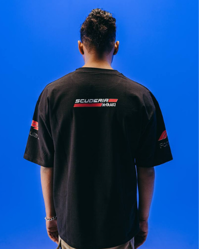 Race Black Tee-MERAKI