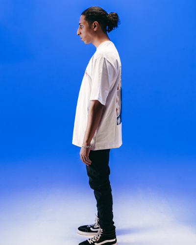 Radio El Fagria White Tee-MERAKI